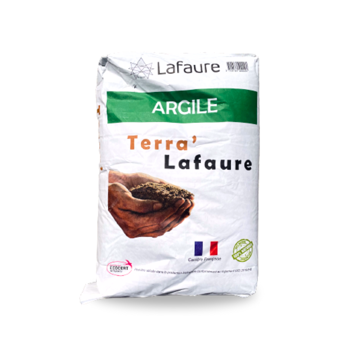 Sac d'argile de 25 kg de la marque Terra Lafaure