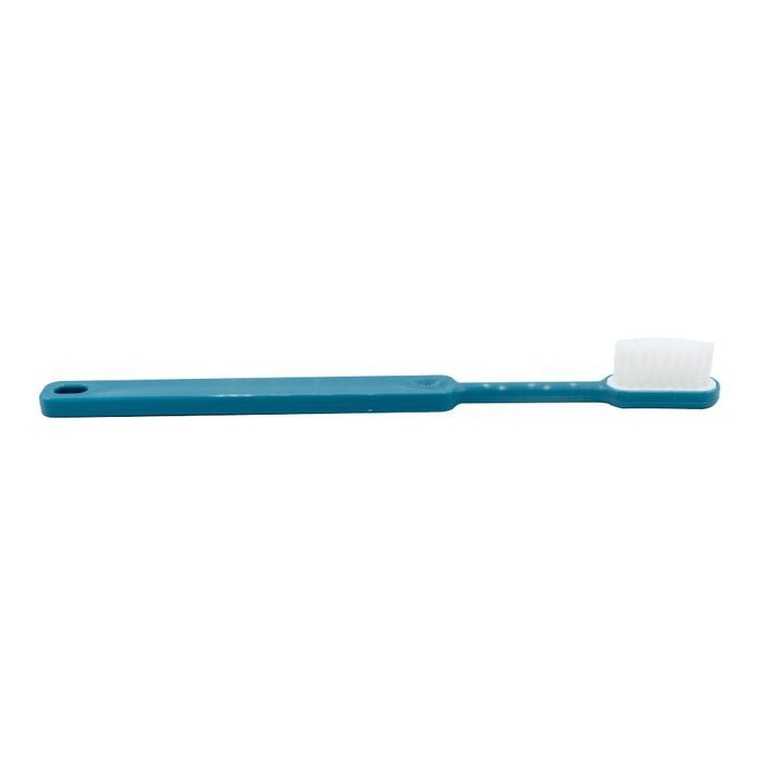 Brosse à dents turquoise à tête rechargeable caliquo (manche en bioplastique)