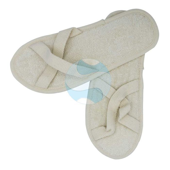 chaussons en coton d'ivoire
