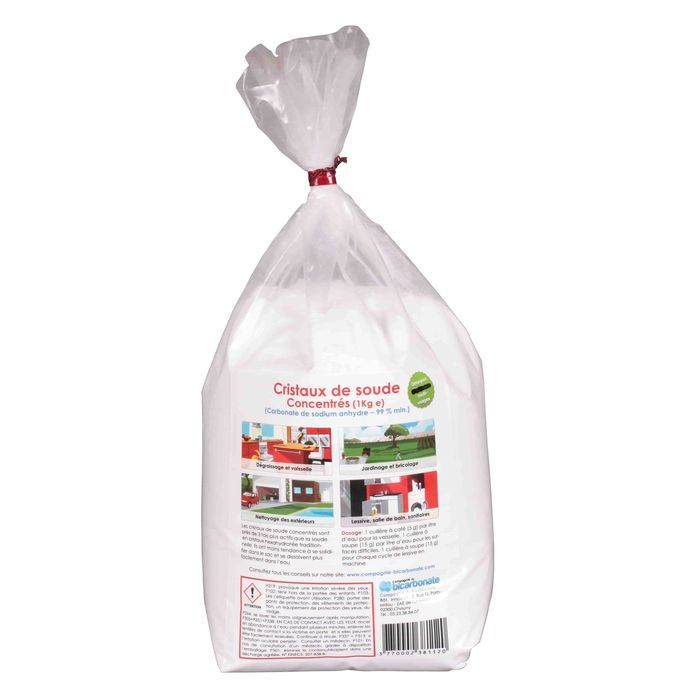 Soude en cristaux (cristaux de soude)