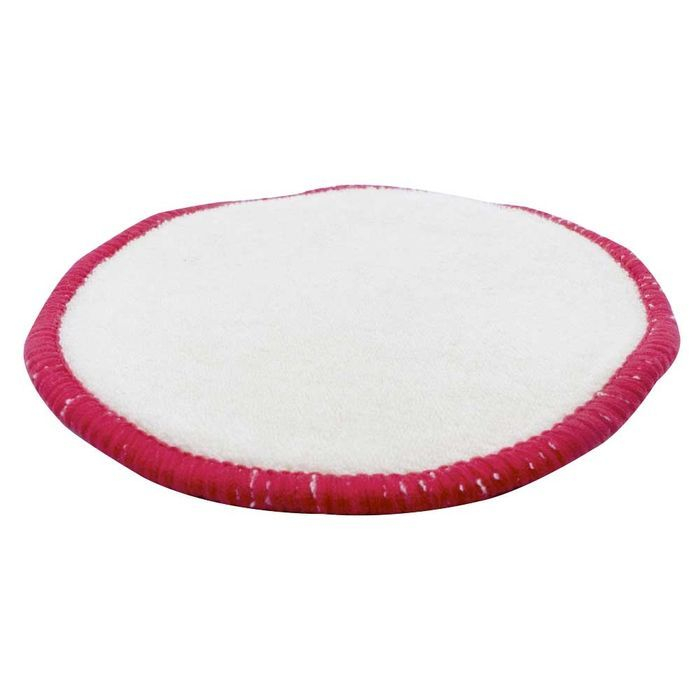 coton démaquillant lavable et réutilisable rose
