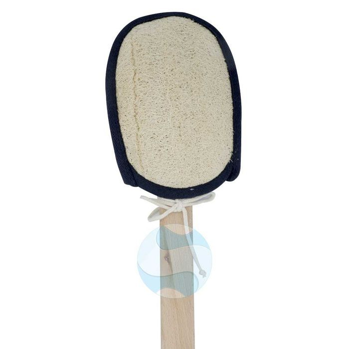 loofah dorsal noir et gant loofa
