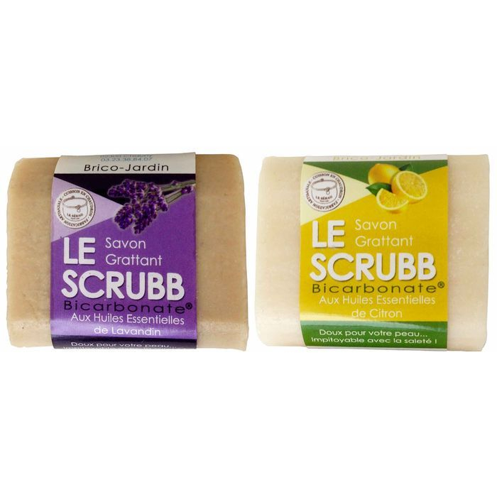 scrubb lavandin et citron de la compagnie du bicarbonate