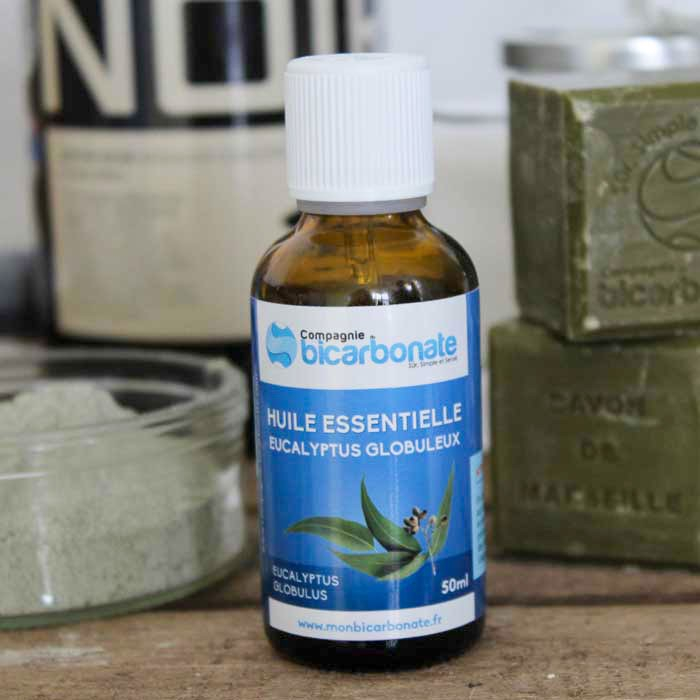 Notre flacon d'huile essentielle à l'eucalyptus globuleux