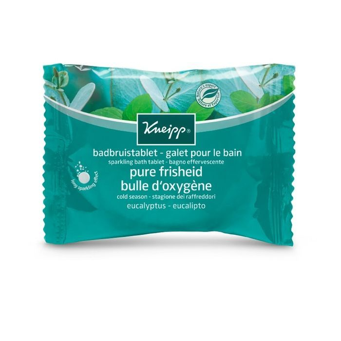 Galet de bain effervescent au bicarbonate Kneipp aux huiles essentielles d'Eucalyptus