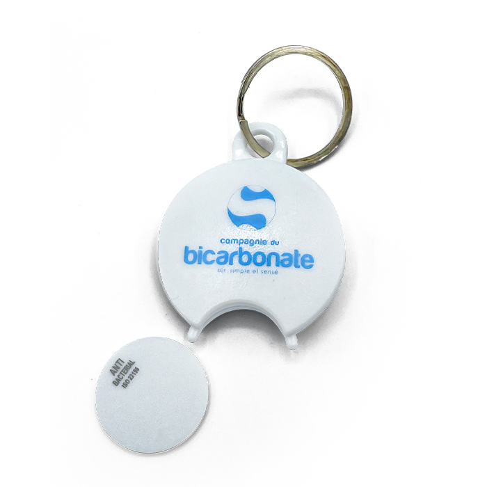 Porte clé et son jeton de caddie