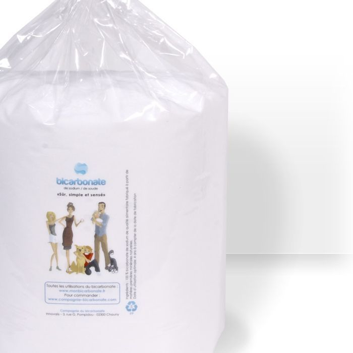Pack Mega Recharge 4,5 kg - Bicarbonate de Soude alimentaire - Sac "Open-Up"  de 3 kg