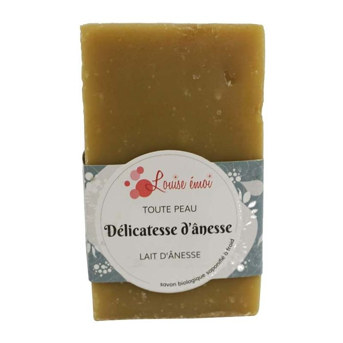 Savon à base de lait d'ânesse et d'huile de macadamia « Délicatesse d’ânesse » 