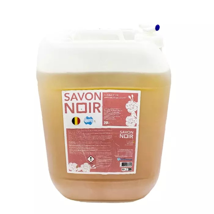 Bidon de savon noir liquide 20L -de face