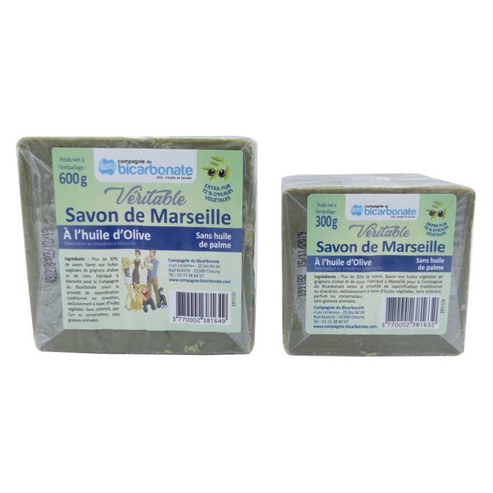 Savons de Marseille Compagnie du Bicarbonate sous film