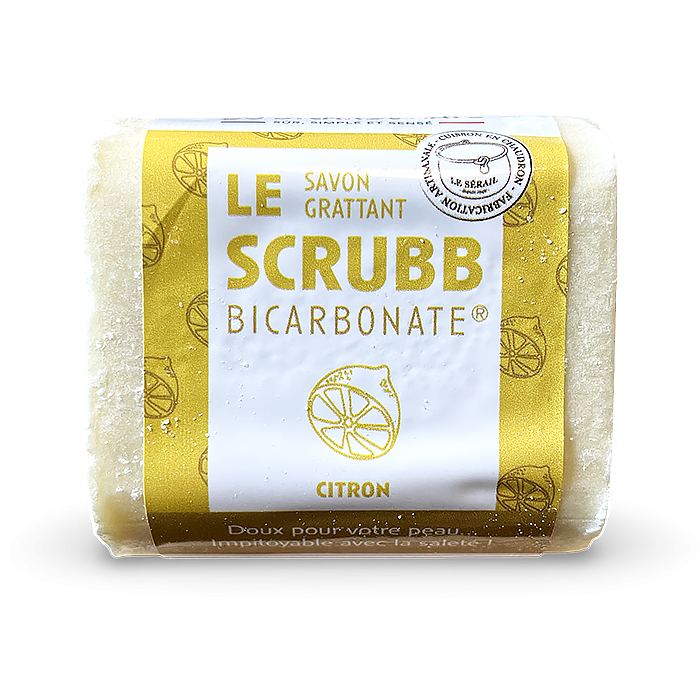&quot;LE SCRUBB&quot; Savon Cuisine-Brico-jardin Huile Essentielle CITRON