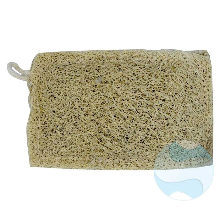 éponge en loufah Loofah Rectangle à l'unité