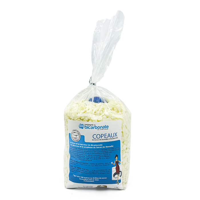 Copeaux de Savon de Marseille au BICARBONATE - 1 Kg